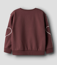 Name It - Trui - Sweater - NMFBotanja - Oxblood Red