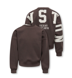 Only - Sweater - KOGSWEAT - Texas - Coffee Bean