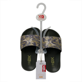 XQ - Footwear - Slippers - Army - Groen