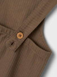 Name-It - Salopette - Tuinbroek - Bungee - Cord - Brown