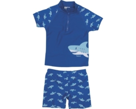 Playshoes - Zwemset - UV Werend - 2-delig - Haaien - Blauw