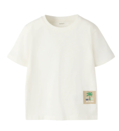 Name It - T-shirt - NMMHADRIAN - Backprint - Cloud Dancer