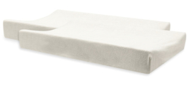 Jollein - Aankleedkussenhoes Badstof - Sand - 2 Stuks - 50x70 cm
