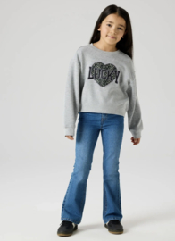 Name It - Trui - Sweater - NKFBima - Grey Melange - Lucky