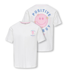 Only Girls - T-shirt - KOGROSITA - Positive Energy - Cloud Dancer