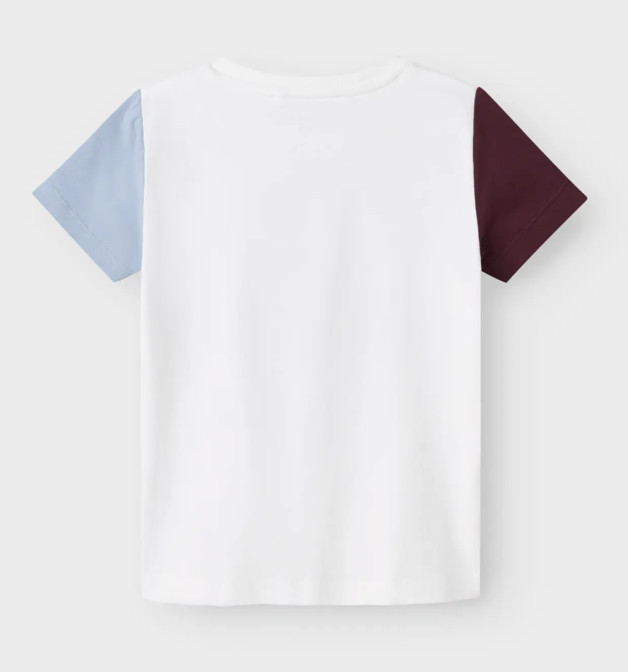 Name It - T-shirt - Kyler - Stay Cool -  Bright White