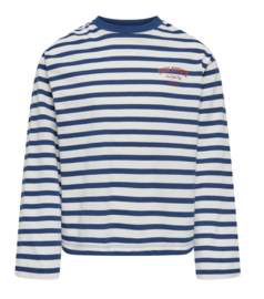 Only - T-shirt - KOGLIDA - Gestreept - Cloud Dancer