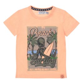 Dirkje - T-shirt - Neon - Oranje - Beach - Surfing