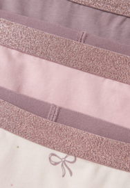 Name It - Onderbroeken - Hipsters - Barely - Pink - Strikjes - 3 stuks