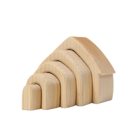 Grimm's houten huisje - naturel