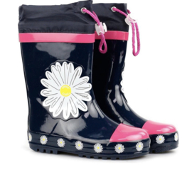 Playshoes - Regenlaarzen - Margriet - Donkerblauw - Maat 24/25