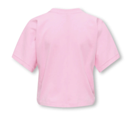 Only Girls - T-shirt - KOGSTELLA  - Croptop - Sweet Lilac