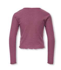 Only - Crop Top - KOGNELLA - Grape Nectar