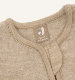Jollein - Slaapzak met afritsbare mouw - Rond - Merino Wol Felted - Naturel