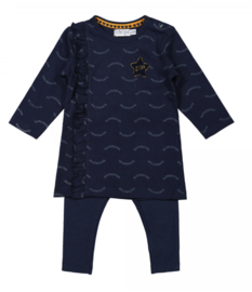 Dirkje - 2-delige -  Set - Star - Navy