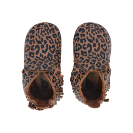 Bobux - Leren - Slofjes - Caramel - Leopard