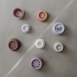 Mushie - Stapeltoren - Stacking - Cups - Pastel