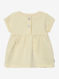Noppies - Jurk - Kapmouwtjes - Knoopsluiting - Lemon Meringue