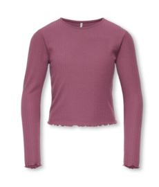 Only - Crop Top - KOGNELLA - Grape Nectar