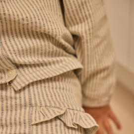 Dirkje - Broek - Blauw - Ruches