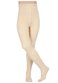 Apollo - Maillot - Beige - Melange - Rib - Patroon - Maat 152/164 - Verpakking niet aanwezig