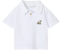 Name It - Polo - T-shirt - Janus - Dromedaris - Kameel - Wit