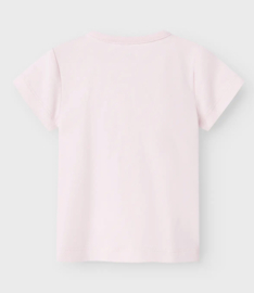 Name It - T-shirt - Flow - Bloemetjes - Roze