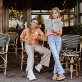 No Way Monday - T-shirt -  Faded Orange - Backprint - Loose Fit