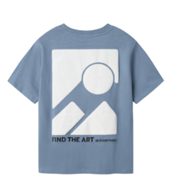Name It - T-shirt - Detem - Find - The - Art - Lichtblauw