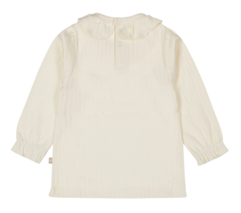 Dirkje - T-shirt - Wit - Ruches