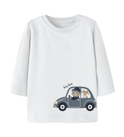 Name It - T-shirt - NBMOSMAR - Cloud Dancer