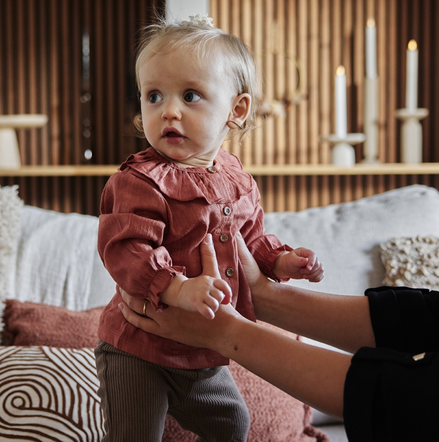 Dirkje - Flared - Broek - Bruin