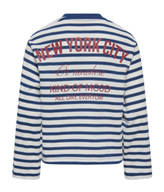Only - T-shirt - KOGLIDA - Gestreept - Cloud Dancer