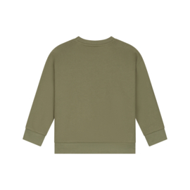 Stains & Stories - Sweatshirt - Smiley - Groen