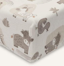 Jollein - Aankleedkussenhoes - Jersey - 50x70 cm - Barn Buddies