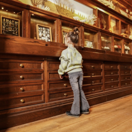 Koko Noko - Trui - Bloemetjes - Faded Green