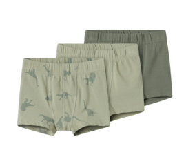 Name It - Onderbroeken - Dino's - Groen - 3 stuks