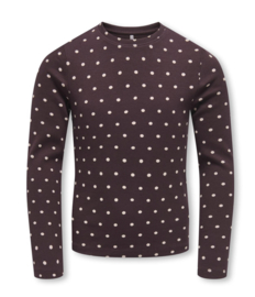 Only - Top - KOGTRINNY - Dots - Fudge