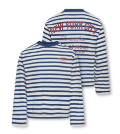Only - T-shirt - KOGLIDA - Gestreept - Cloud Dancer