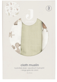 Jollein - Hydrofiele Doek - Small 70x70cm Barn Buddies - 3 Stuks