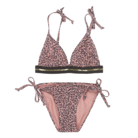 DJ DutchJeans - Meisjes - Bikini - Panterprint - Pink - Gold