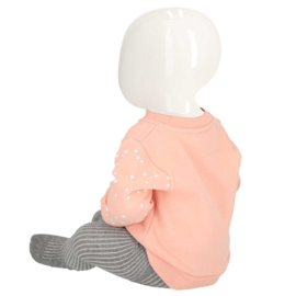 Apollo - Baby - Kerstsweater - Kersttrui -Licht - Roze - Kerstman