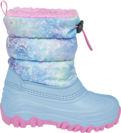Playshoes - Snowboots - Pastel - Regenboog - Splash - Turquoise