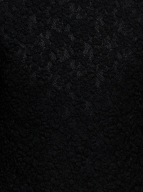 Only - Top - KOGLEIKA - Zwart - Kantdetail