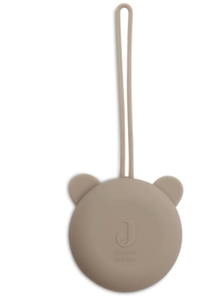 Jollein - Baby - Speehouder - Siliconen - Ø7 cm - Olive Green