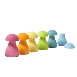 Grimm's sorteer paddenstoelen - pastel