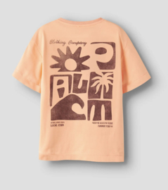 Name It - T-shirt - NKMFakim - Backprint - Peach Fuzz