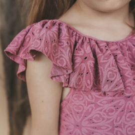 Salted Stories - Badpak - Dusky Orchid - Broderie