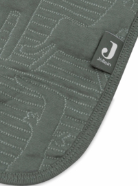 Jollein - Deken - Wieg - Jungle Jambo - Ash green - 75x100 cm