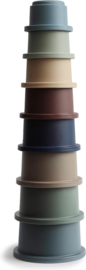 Mushie - Stapeltoren - Stacking - Cups - Forest
